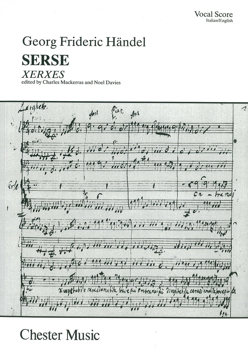 Xerxes (Serse) de Georg Friedrich Händel, Livre pour opéra