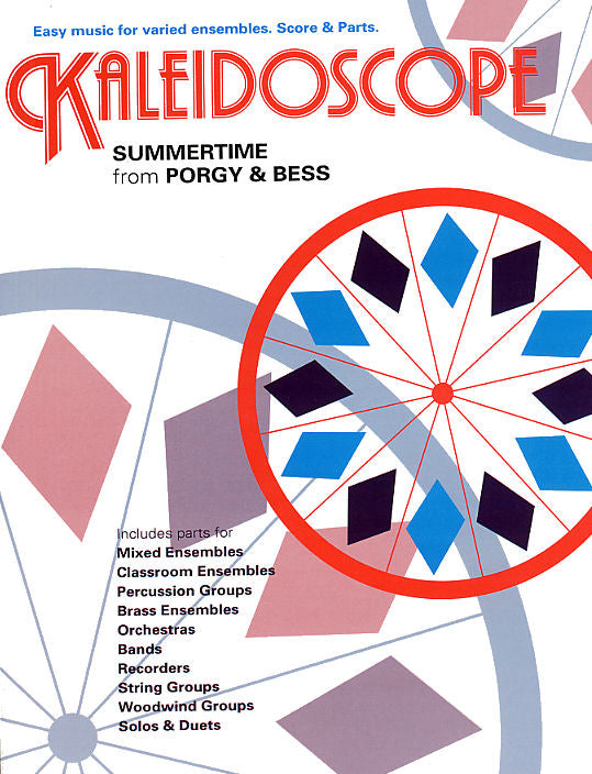 Kaleidoscope: Summertime de George Gershwin, Partition + parties pour ensemble flexible