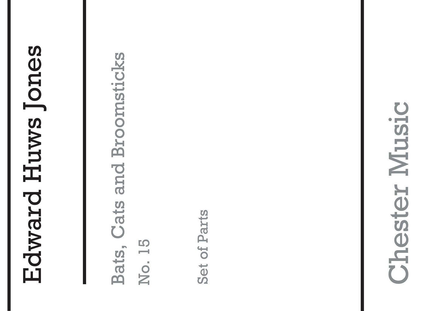 Playstrings No. 15 Bats, Cats And Broomsticks de Edward Huws Jones, Livre pour orchestre