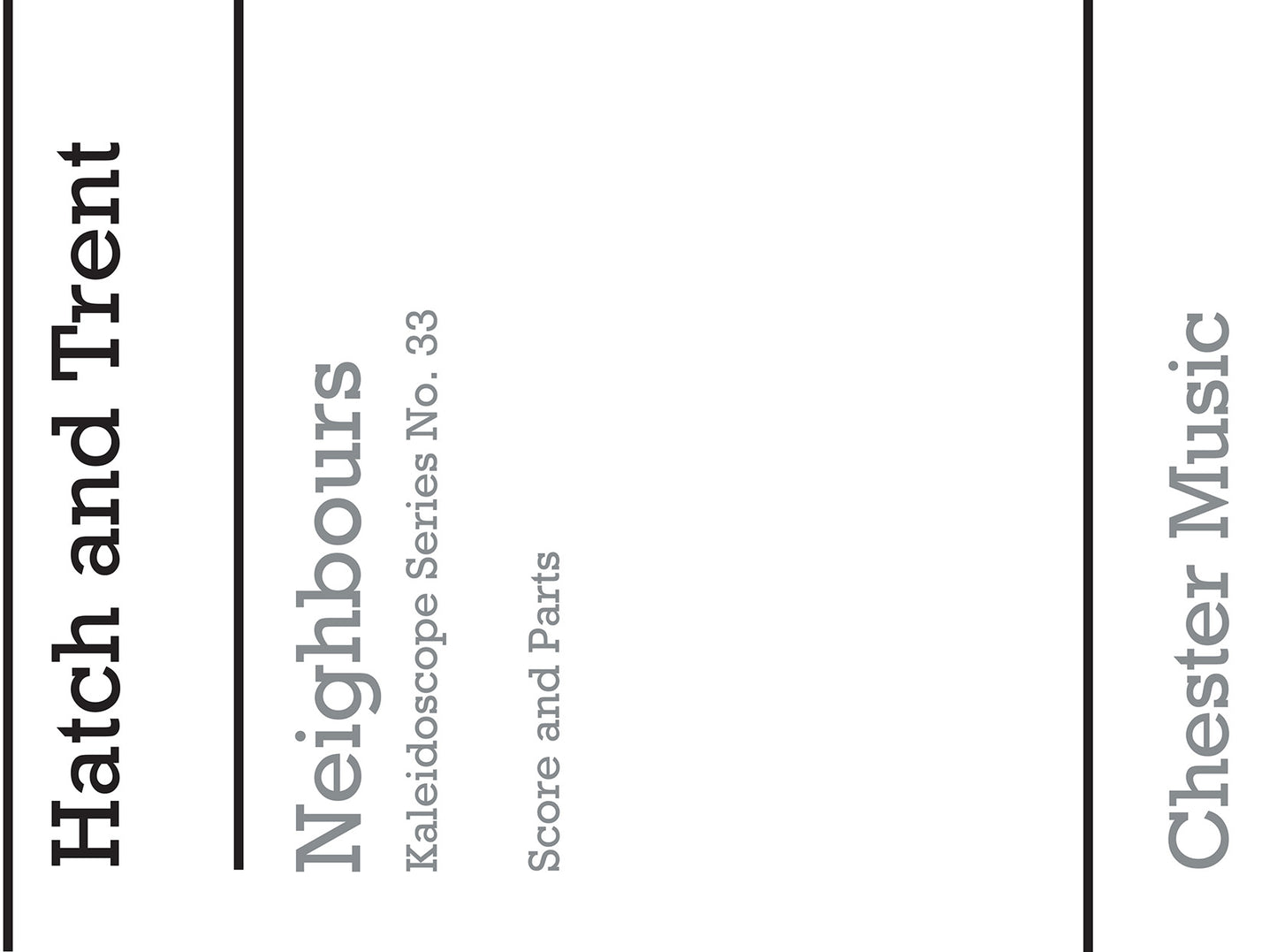 Kaleidoscope: Neighbours Theme de Jackie Trent, Partition + parties pour ensemble flexible à 7 voix