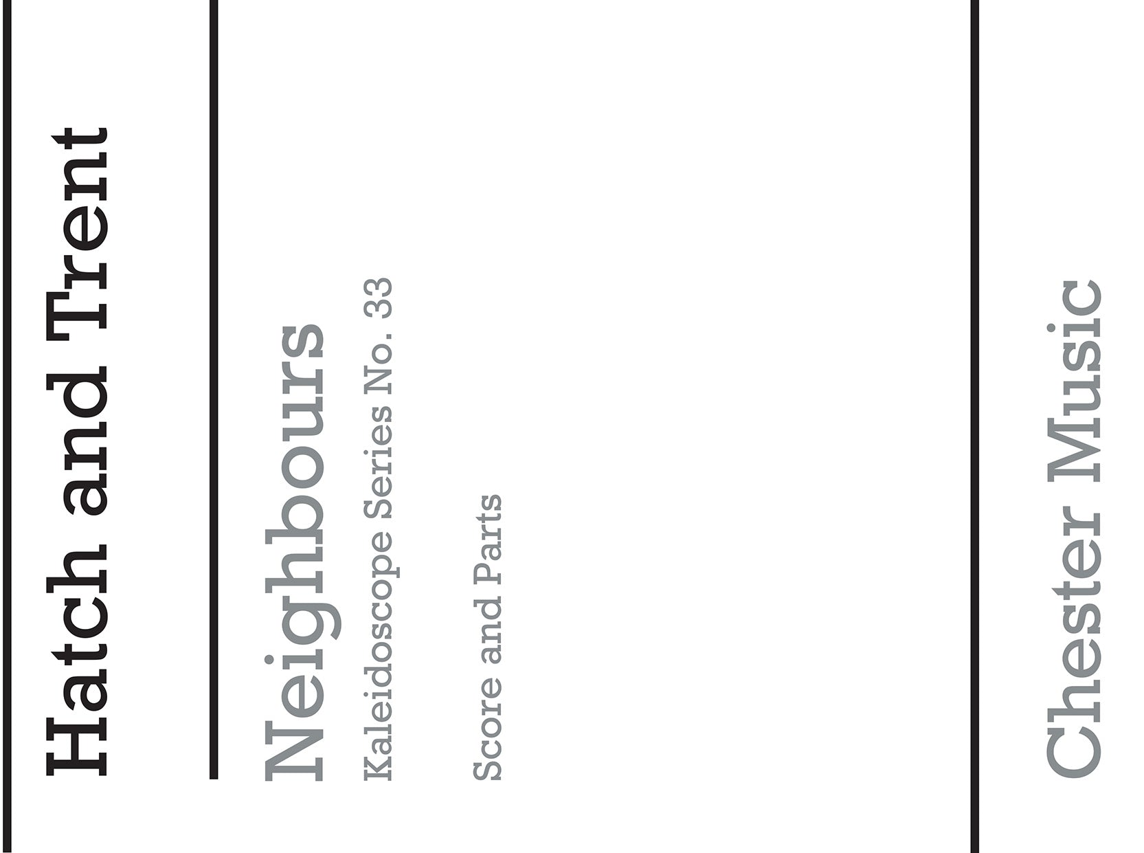 Kaleidoscope: Neighbours Theme de Jackie Trent, Partition + parties pour ensemble flexible à 7 voix