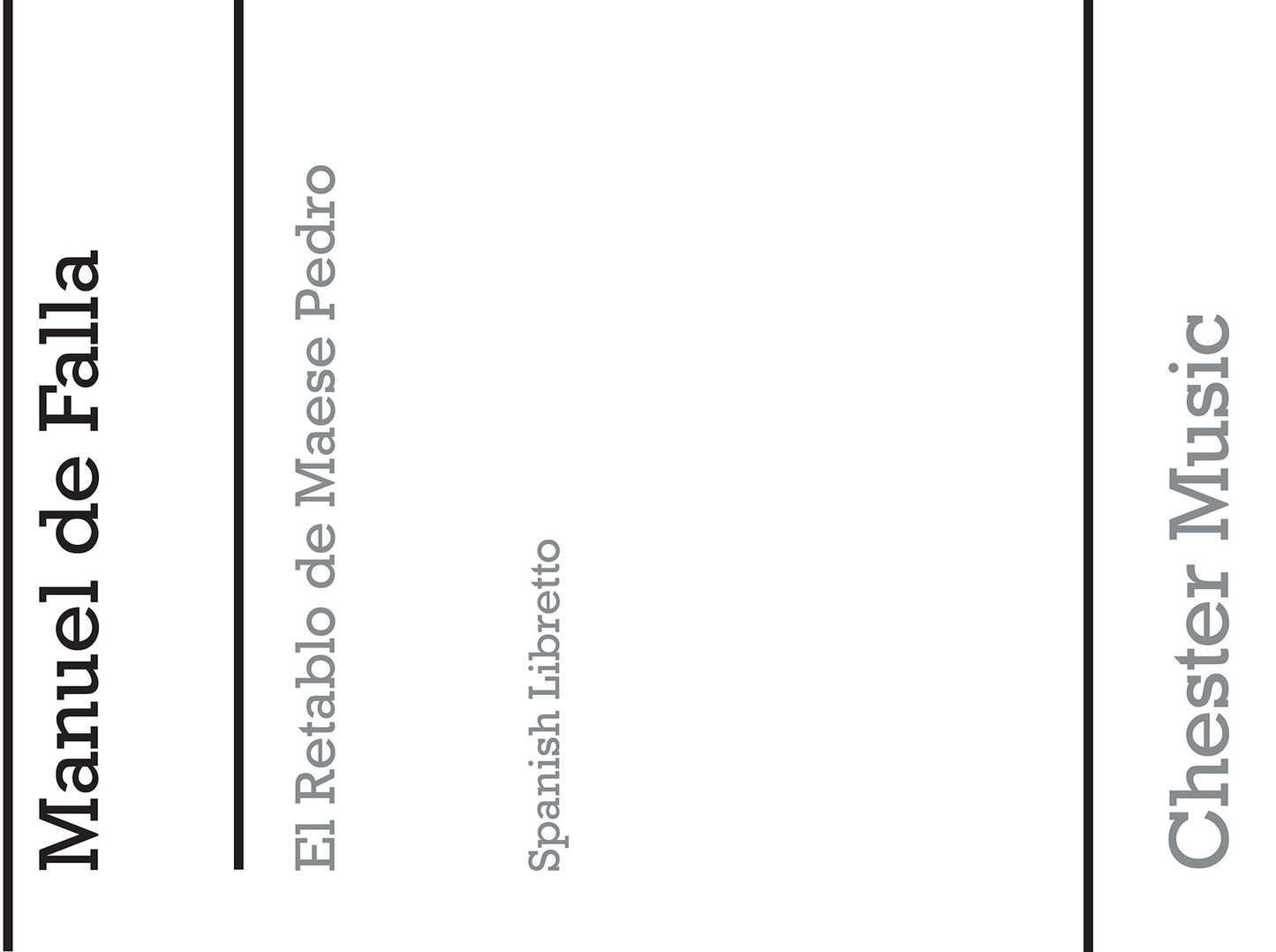 El Retablo De Maese Pedro (Spanish Edition) de Manuel de Falla, Livre pour orchestre