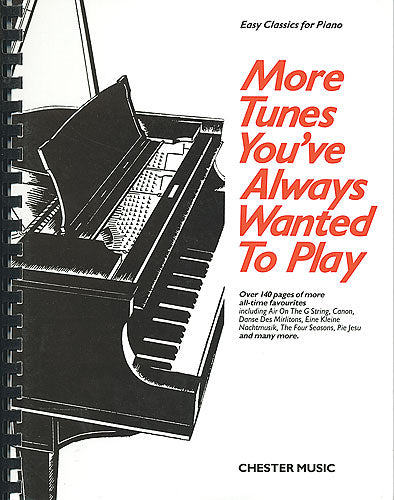 More Tunes You'Ve Always Wanted, Livre pour piano
