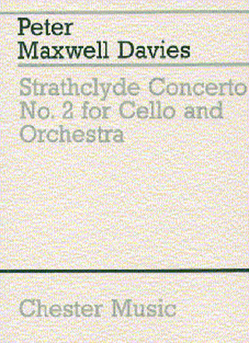 Strathclyde Concerto No. 2 (Miniature Score) de Peter Maxwell Davies, Partition pour orchestra and Cello Solo