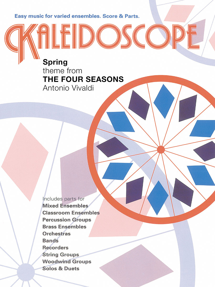 Kaleidoscope: Two Spring Themes (The Four Seasons de Antonio Vivaldi, Partition + parties pour ensemble flexible à 7 voix