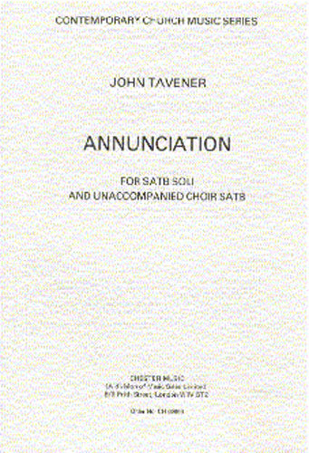 Annunciation de John Tavener, Partition chorale pour sATB