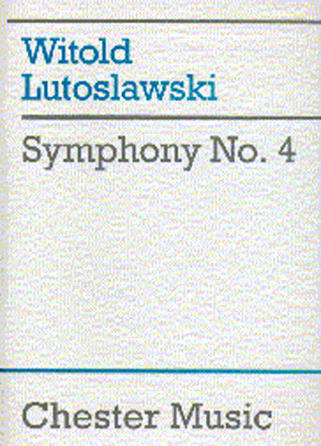 Symphony No.4 de Witold Lutoslawski, Livre pour orchestre