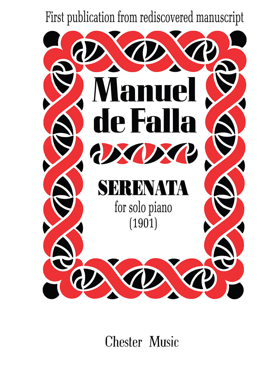 Serenata de Manuel de Falla, Livre pour piano