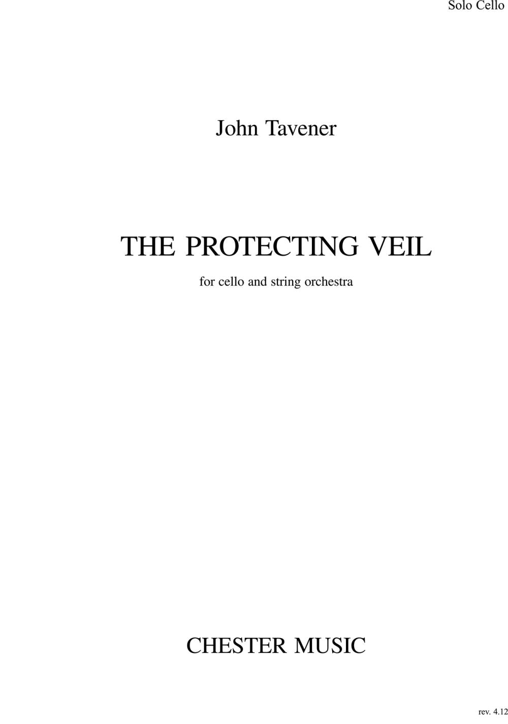 The Protecting Veil de John Tavener, Livre pour violoncelle