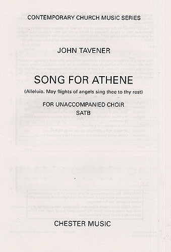 Song for Athene de John Tavener, Partition chorale pour sATB