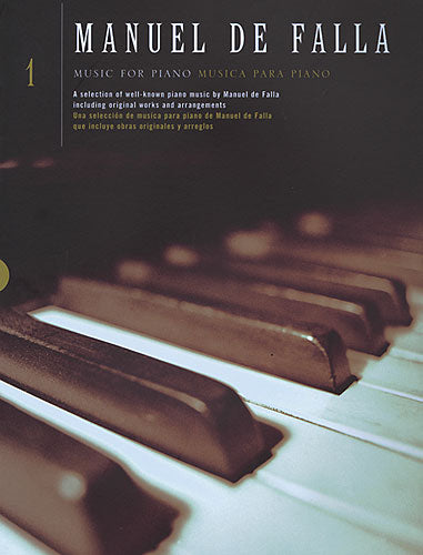 Music For Piano Volume 1 de Manuel de Falla, Livre pour piano