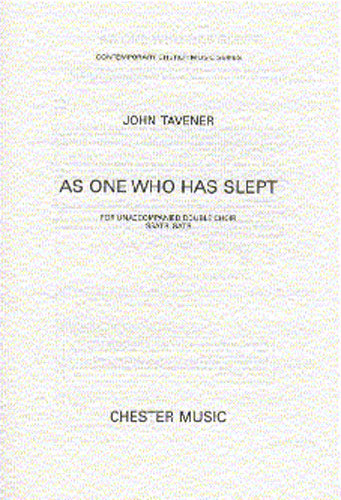 As One Who Has Slept de John Tavener, Partition chorale pour sATB