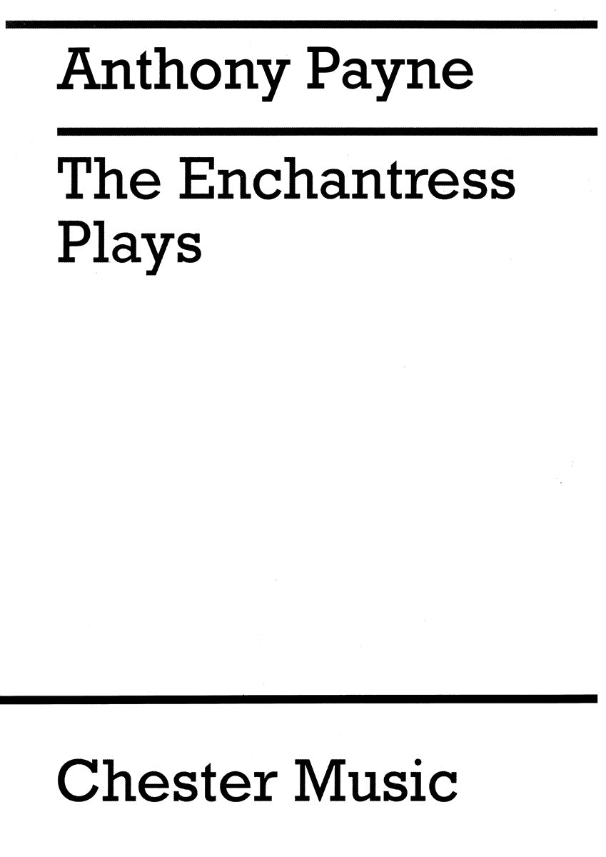 The Enchantress Plays de Anthony Payne, Livre pour basson et Piano
