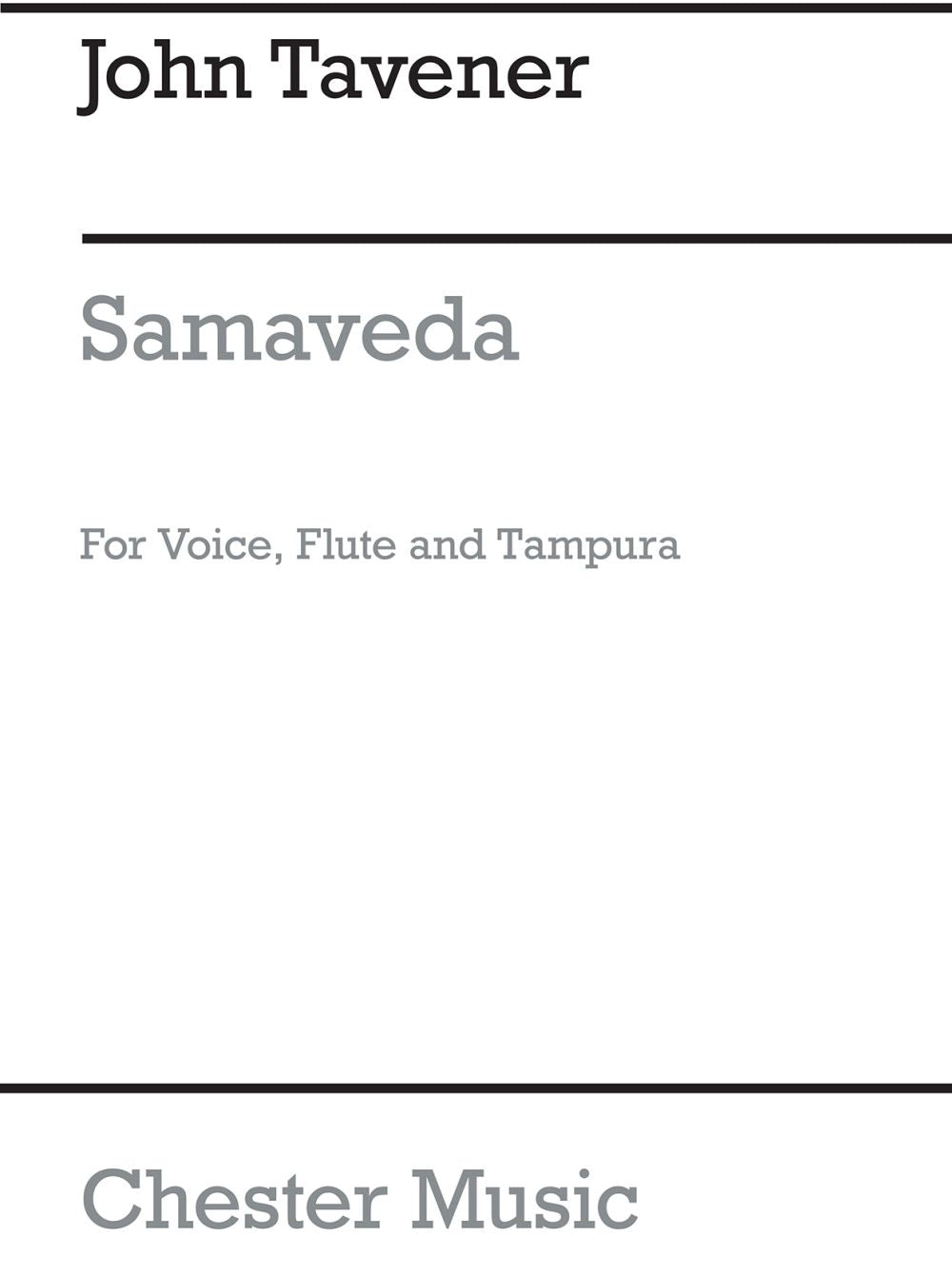 Samaveda de John Tavener, Livre pour ensemble de chambre