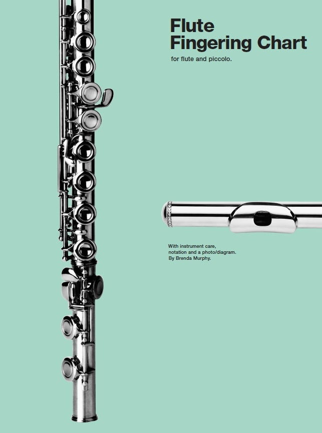 Flute Fingerering Chart, Livre pour flûte