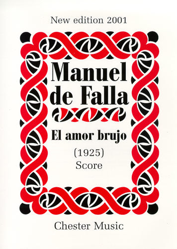 El Amor Brujo de Manuel de Falla, Partition pour orchestre