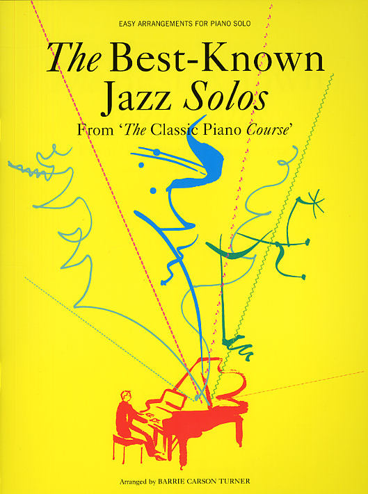 Best Known Jazz Solos, Livre pour piano