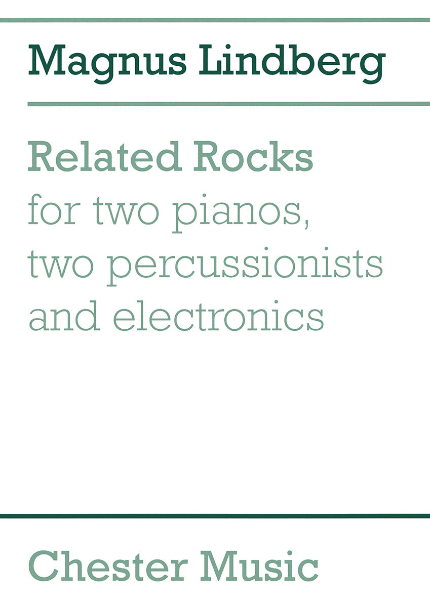 Related Rocks de Magnus Lindberg, Partition pour ensemble de chambre