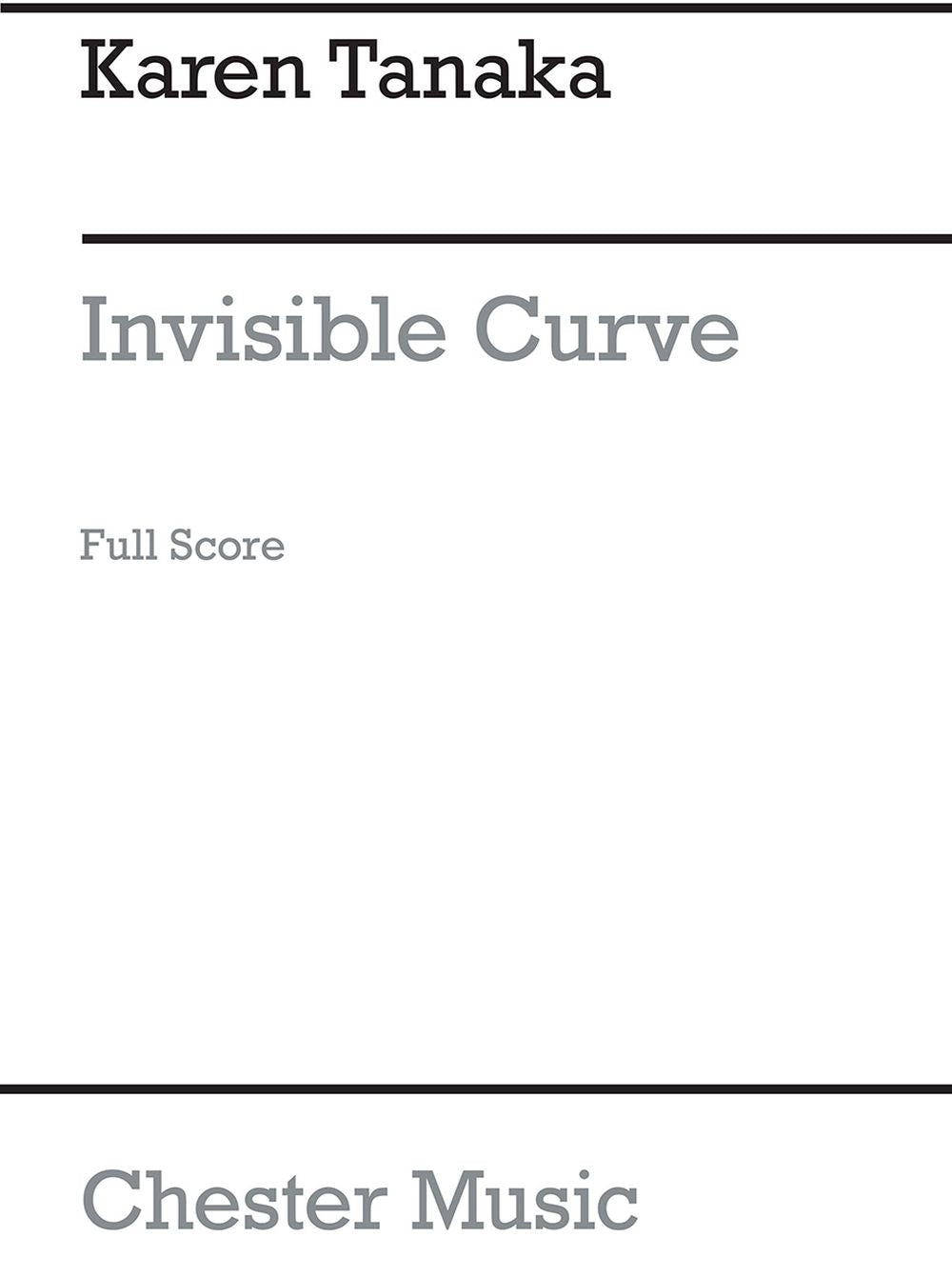 Invisible Curve de Karen Tanaka