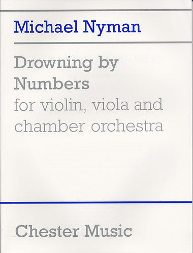 Drowning By Numbers de Michael Nyman, Partition d'étude pour violon et Alto et Ensemble de chambre