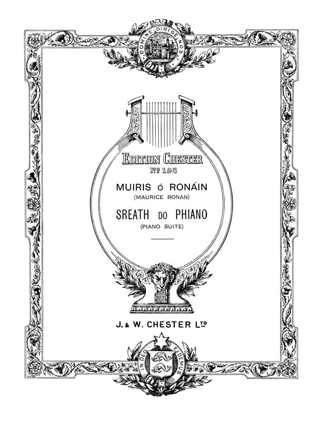 Sreath do Phiano-Piano Suite de Maurice Ronan, Livre pour piano