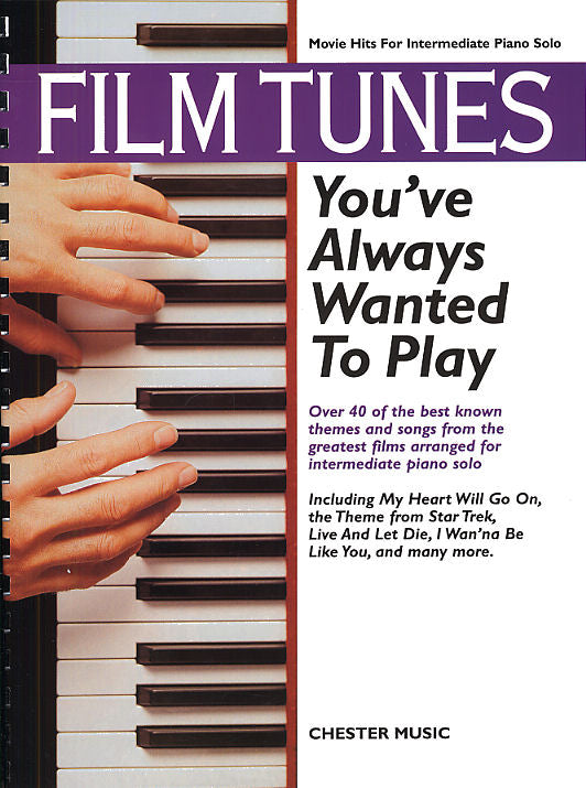Film Tunes You've Always Wanted To Play, Livre pour piano