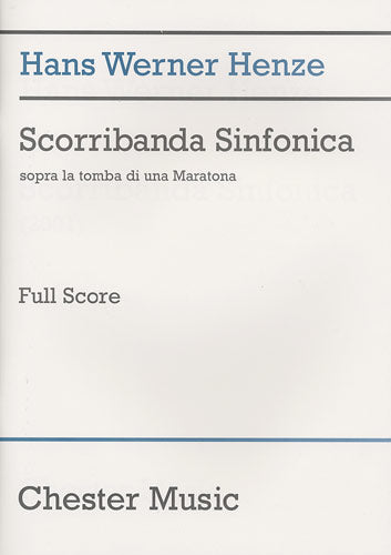 Scorribanda Sinfonica de Hans Werner Henze, Livre pour orchestre