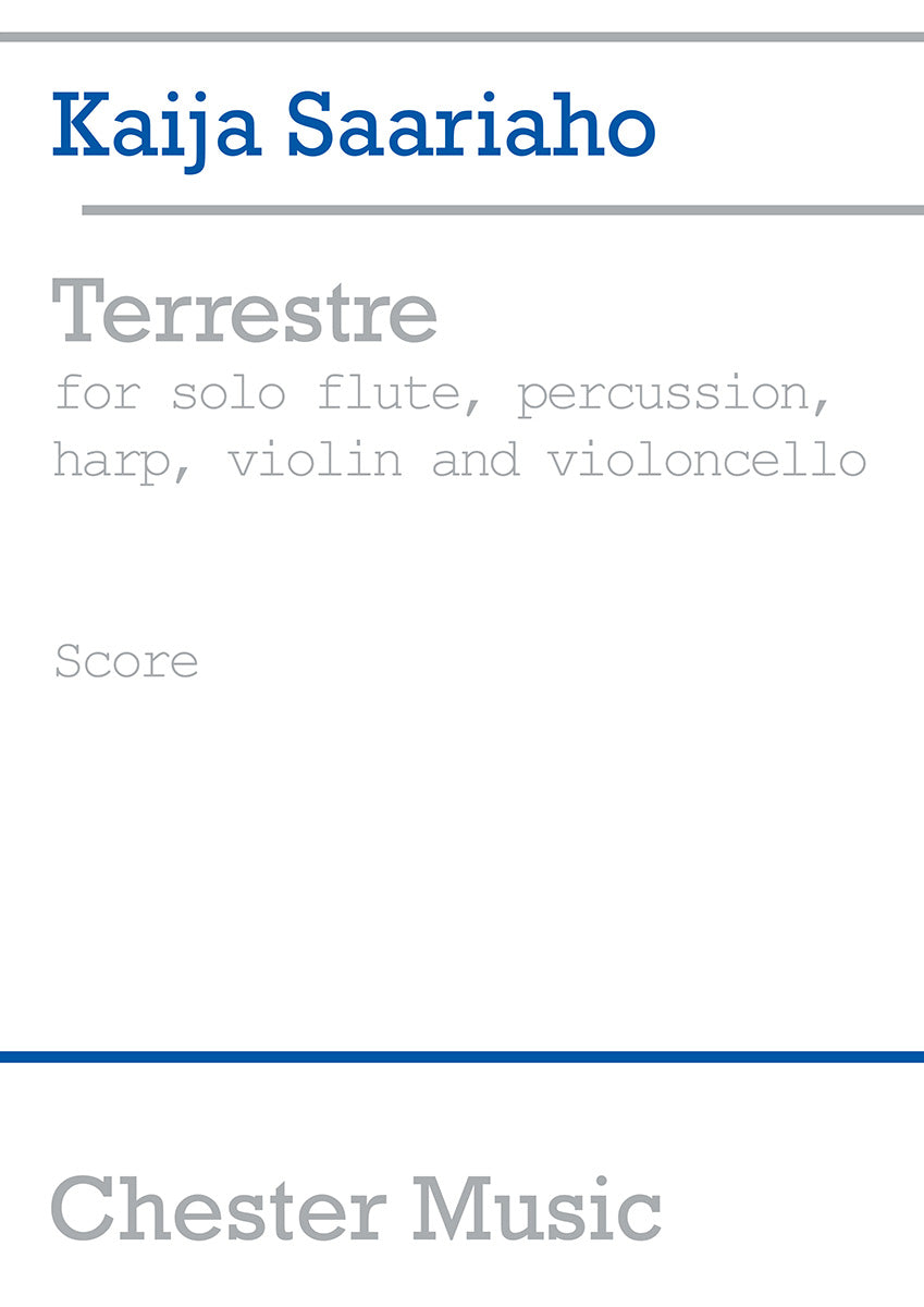 Terrestre de Kaija Saariaho, Partition pour ensemble de chambre