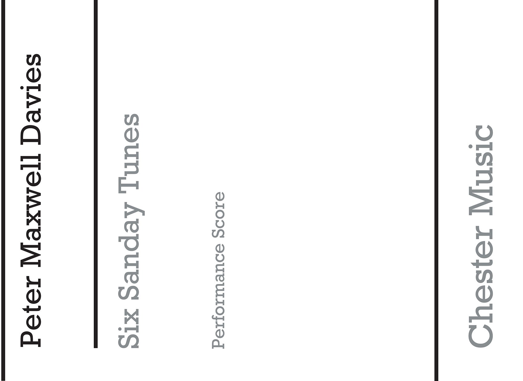 Six Sanday Tunes (Three Violins Performance Score) de Peter Maxwell Davies, Partition pour violin Trio