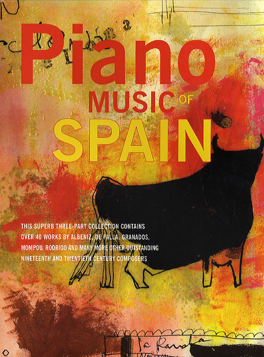Piano Music Of Spain, Livre pour piano