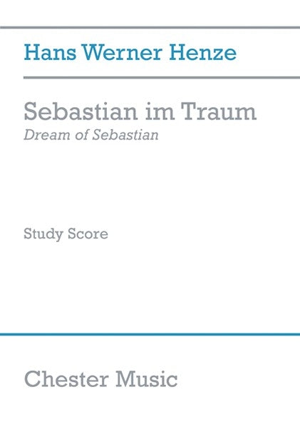 Sebastian Im Traum - Dream Of Sebastian de Hans Werner Henze, Livre pour orchestre