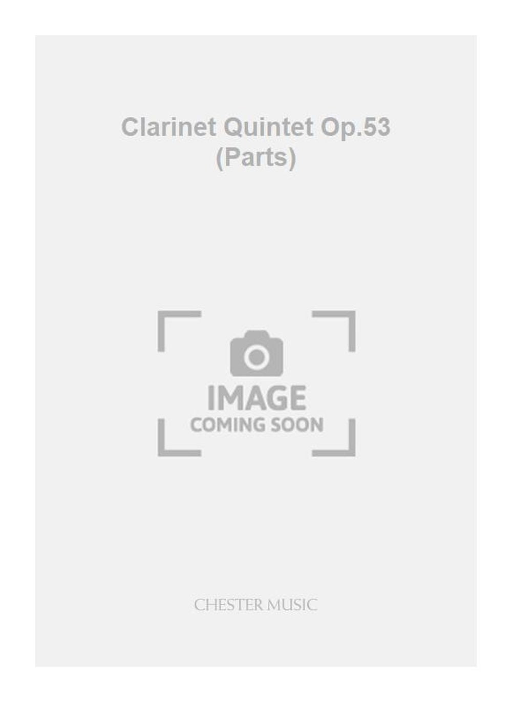 Clarinet Quintet Op.53 (Parts) de Hugh Wood, Livre pour clarinette et Quatuor à cordes