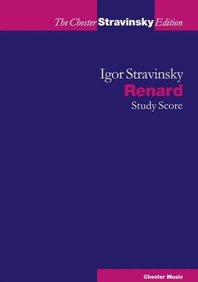 Igor Stravinsky: Renard Study Score de Igor Stravinsky, Partition d'étude pour orchestre