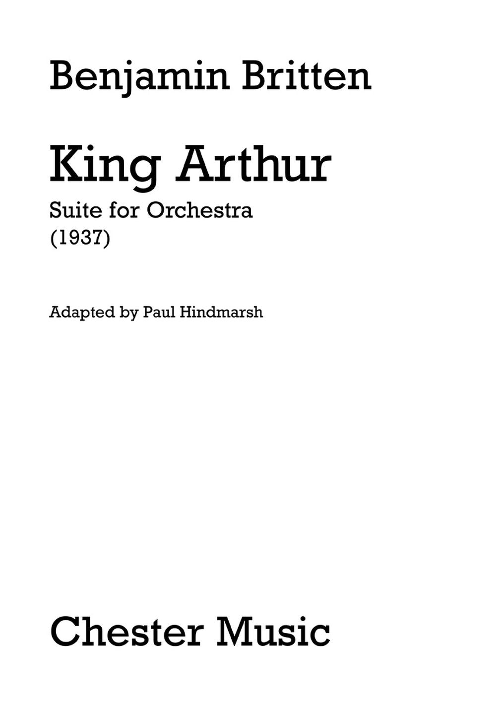 King Arthur de Benjamin Britten, Livre pour orchestre