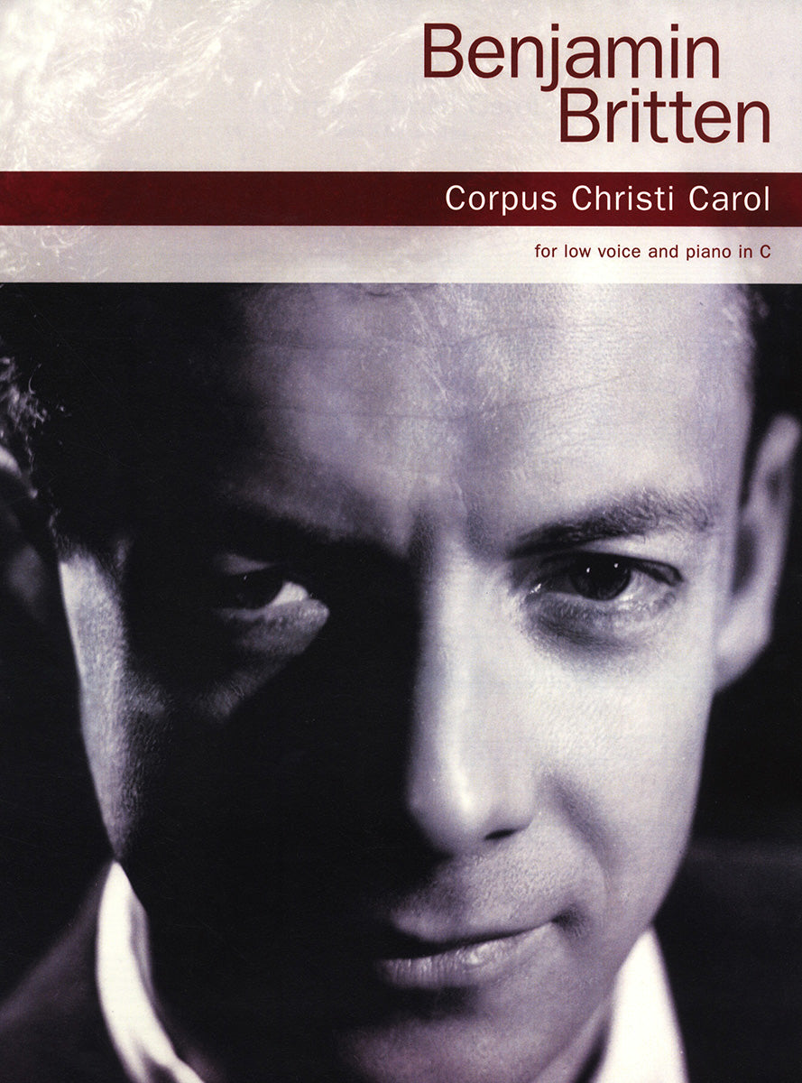 Corpus Christi Carol - Low Voice/Piano de Benjamin Britten, Livre pour voix grave et Piano