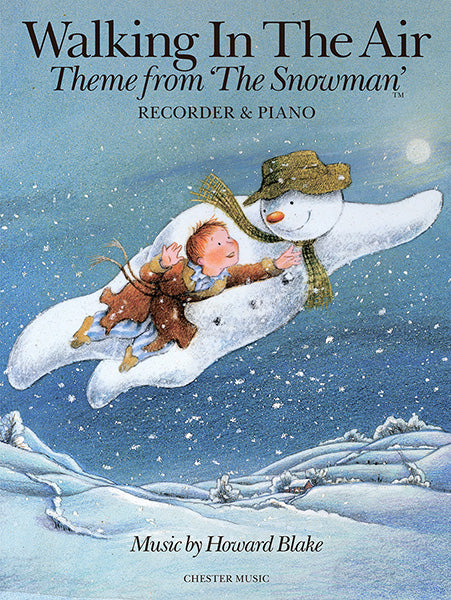 Walking In The Air (The Snowman) Recorder/Piano de Howard Blake, Livre pour flûte à bec et Piano