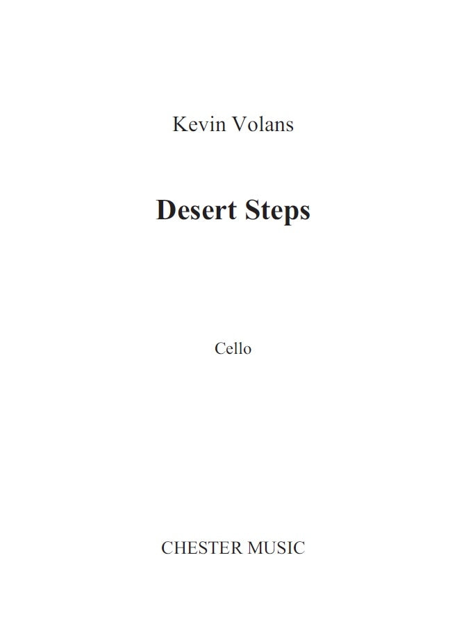 Desert Steps (Parts) de Kevin Volans, Livre pour guitare [Duet] et Alto et Violoncelle