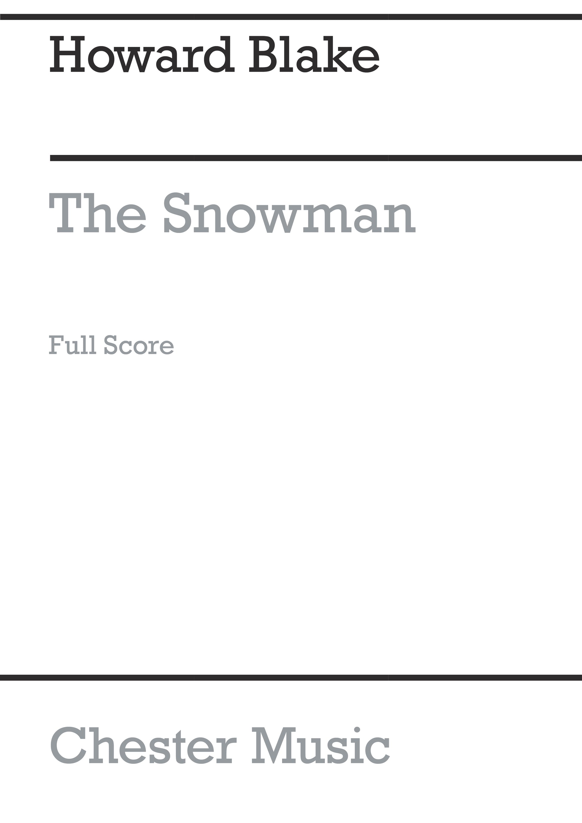 The Snowman - Schools Version de Howard Blake, Partition pour orchestre