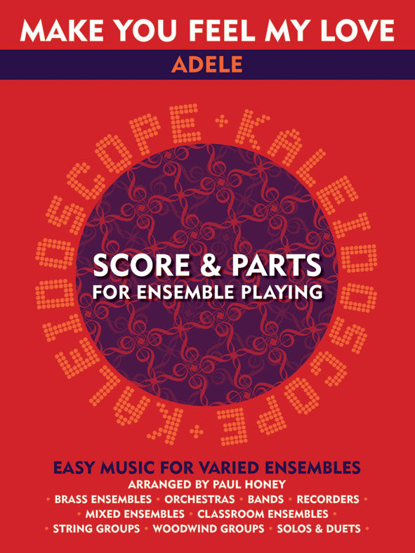 Kaleidoscope: Make You Feel My Love de Bob Dylan, Partition + parties pour ensemble flexible à 7 voix