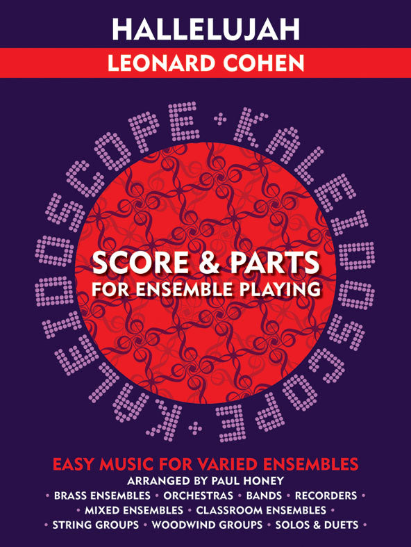 Kaleidoscope: Hallelujah de Leonard Cohen, Partition + parties pour ensemble flexible à 7 voix