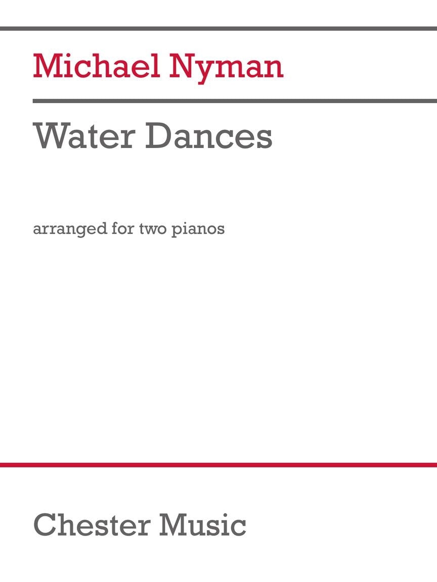 Water Dances (Version for 2 Pianos) de Michael Nyman, Livre + partie(s) séparée(s) pour duo de pianos