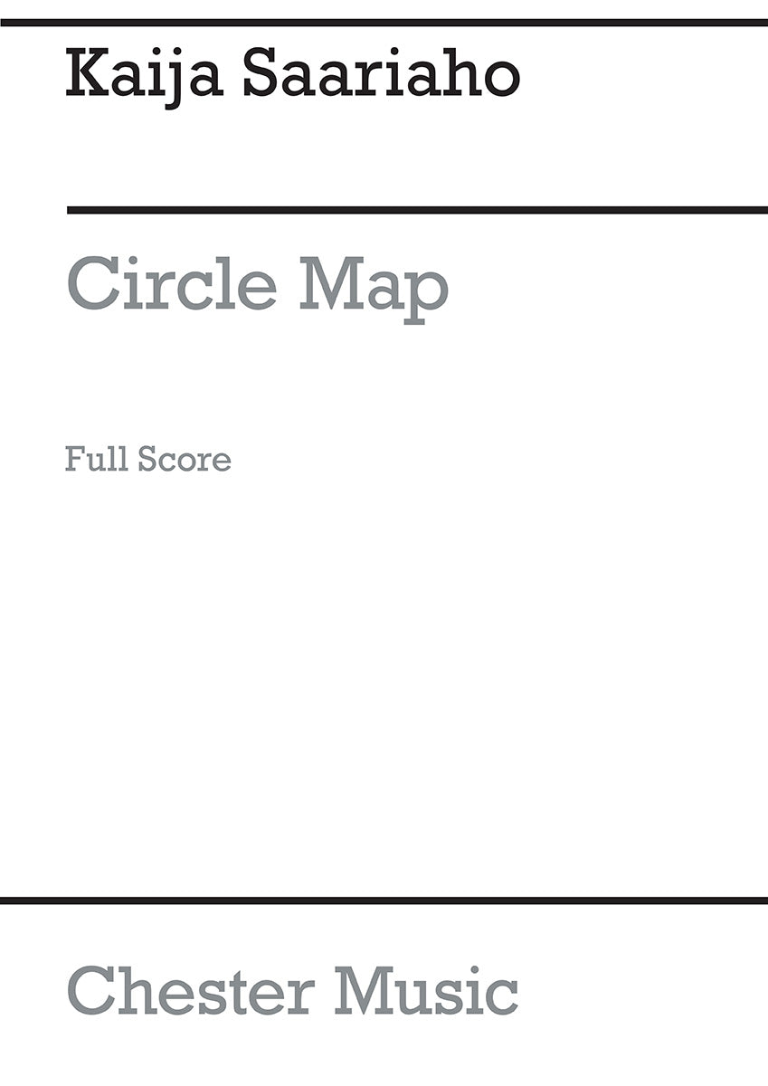 Circle Map For Orchestra and Electronics de Kaija Saariaho, Partition pour orchestre