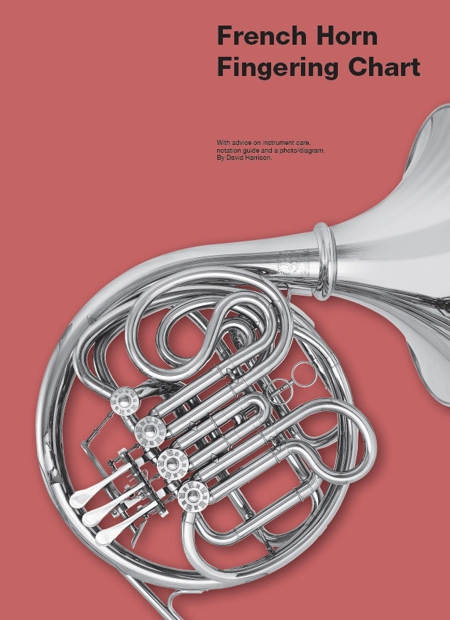 Chester French Horn Fingering Chart, Livre pour cor
