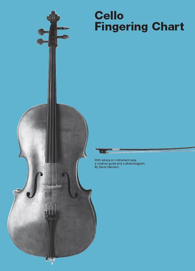 Chester Cello Fingering Chart, Dépliant pour violoncelle