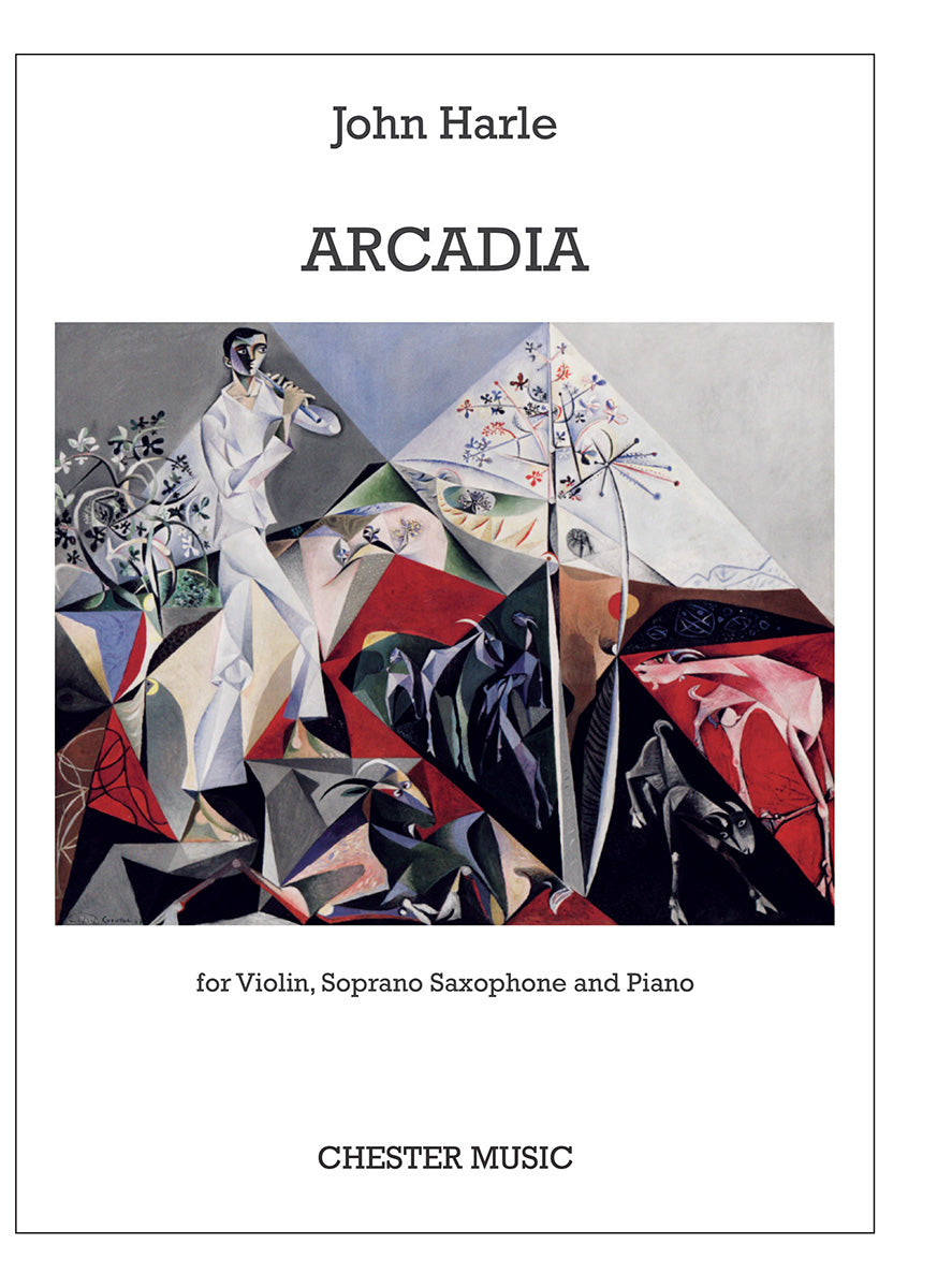 Arcadia de John Harle, Partition + parties pour violon et Saxophone soprano et Piano