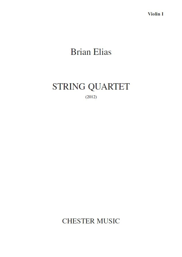 String Quartet de Brian Elias, Jeu de parties pour quatuor à cordes