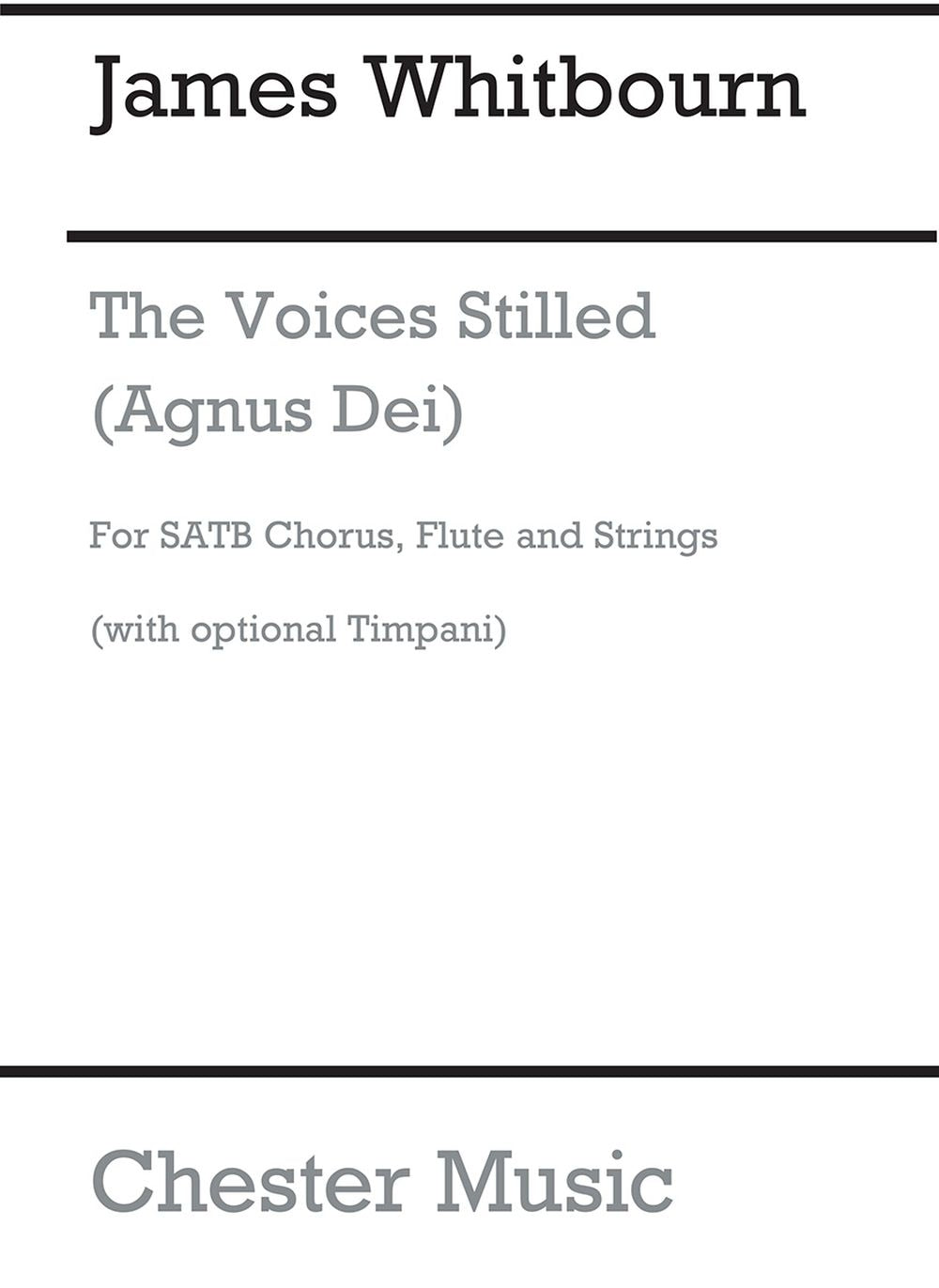 The Voices Stilled (Agnus Dei) de James Whitbourn, Partition chorale pour sATB et Piano
