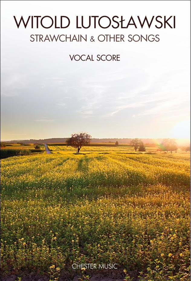 Witold Lutoslawski: Strawchain & Other Songs de Witold Lutoslawski, Livre pour voix et Piano