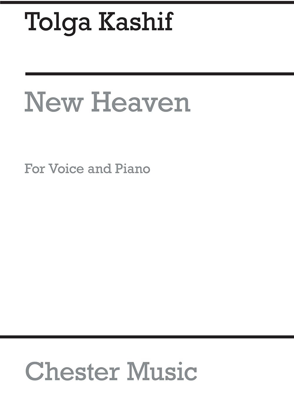 New Heaven de Tolga Kashif, Réduction pour piano pour voix de soprano et Piano