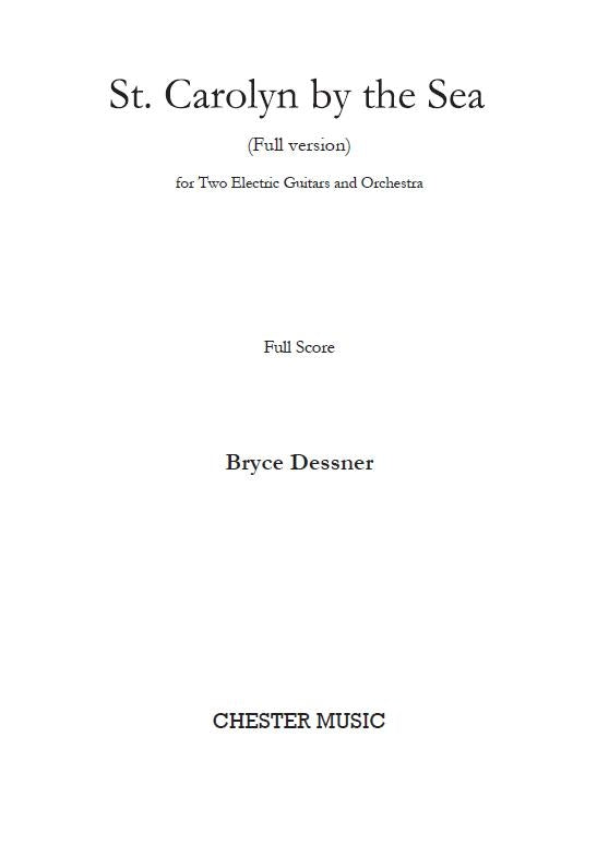 St. Carolyn By The Sea de Bryce Dessner, Partition pour guitare électrique et Orchestre